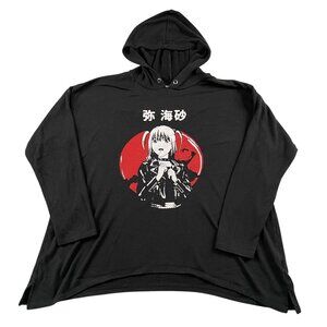 Death Note Misa Hoodie Womens 1X Black Anime Pullover Adyson Parker